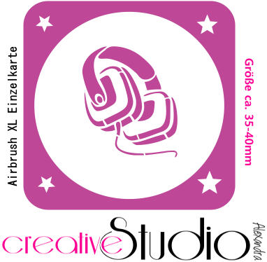 Haifischzahn Schablone