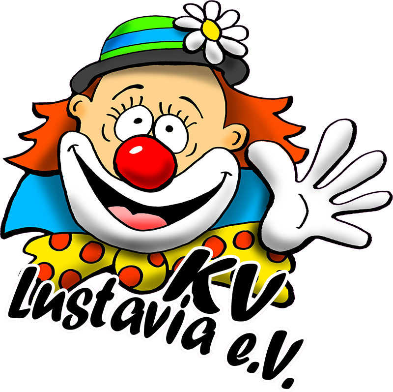 Karnevalverein Lustavia Logo Clown - Cartoon (800x797)