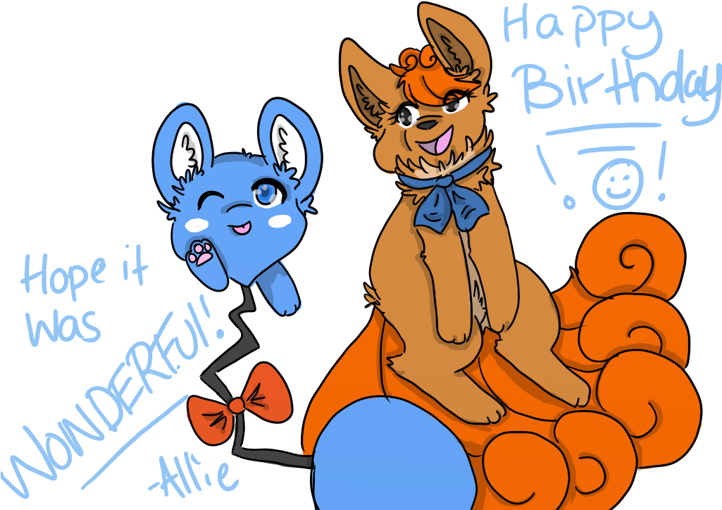 Happy Belated Birthday By *ilyallie On Clipart Library - Library (1024x740)