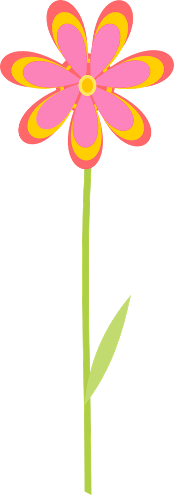 Transparent Flower Clipart - Blume Clipart Transparent (353x1000)