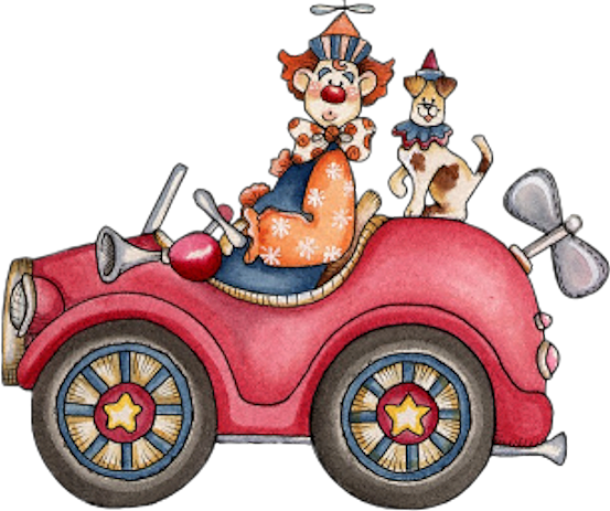 Explore Clipart Baby, Art Clipart, And More - Clowns Car Cartoon (553x463)