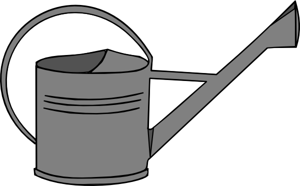 Watering Can Clipart Free Download Clip Art On - Watering Can Clip Art Png (600x372)