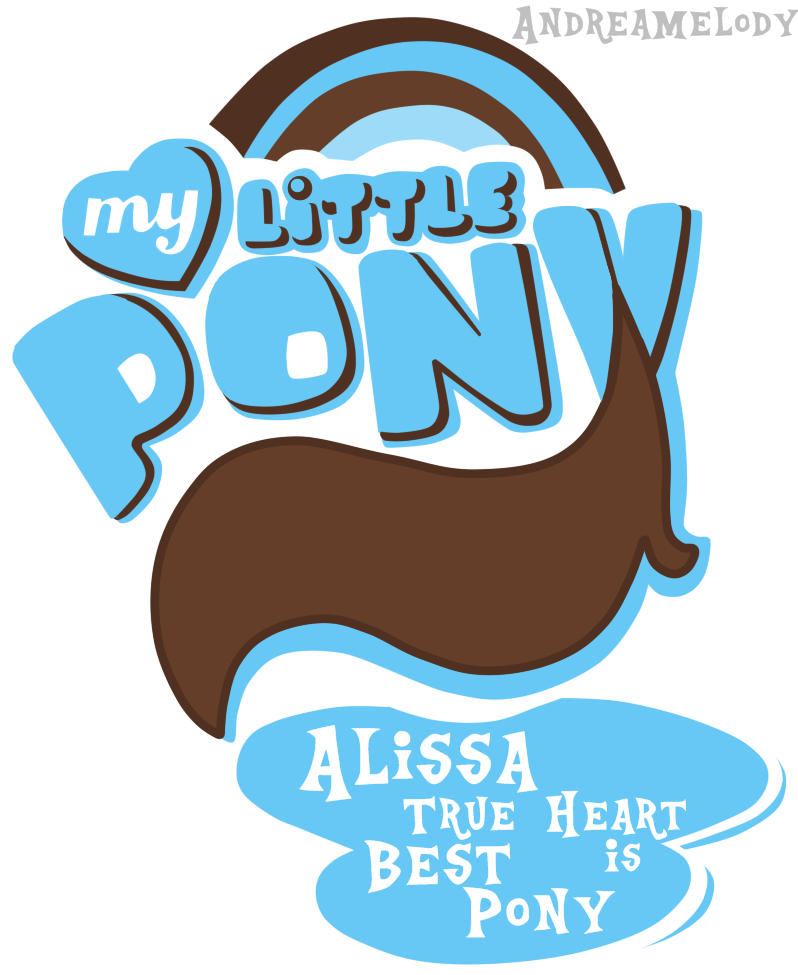 Fim Logo Alissa True Heart Version By Andreasemiramis - Logo My Little Pony Editable (811x985)