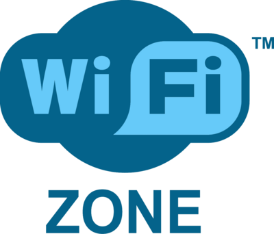 Wifi Logo - Clipart Library - Wifi Zone (400x342)