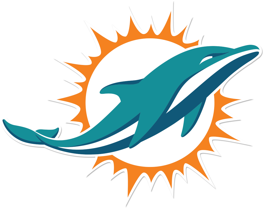 Official Website Of The Miami Dolphins - Miami Dolphins Logo Png (1200x1200)