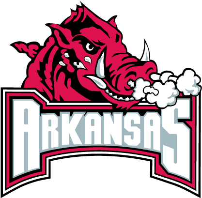 Razorback Clip Art - Arkansas College Basketball Logo (436x428)