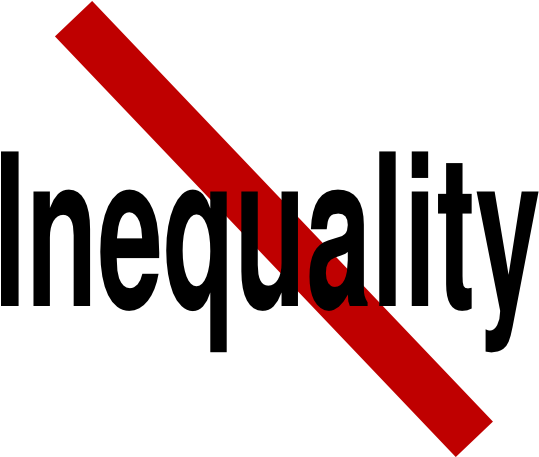 Inequality Clipart (600x472)