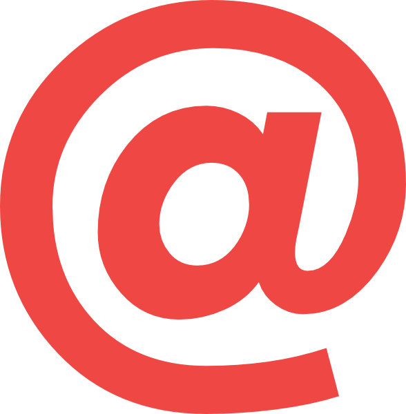 Email Icon Vector Red (588x600)