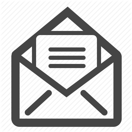 Contact Us, Email, Envelope, Letter, Mail, Reply, Subscribe - Icono De Correo Electronico Azul (512x512)