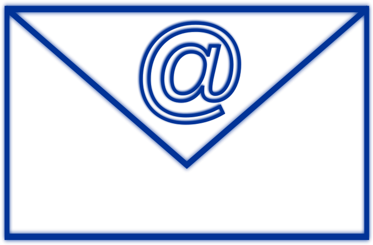 Email Rectangle 4 Free Email 7 - Logo De Email Azul Png (800x566)