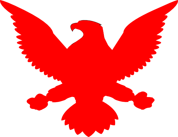 Eagle Png Logo Clip Art - Red Eagle Logo Png (600x463)