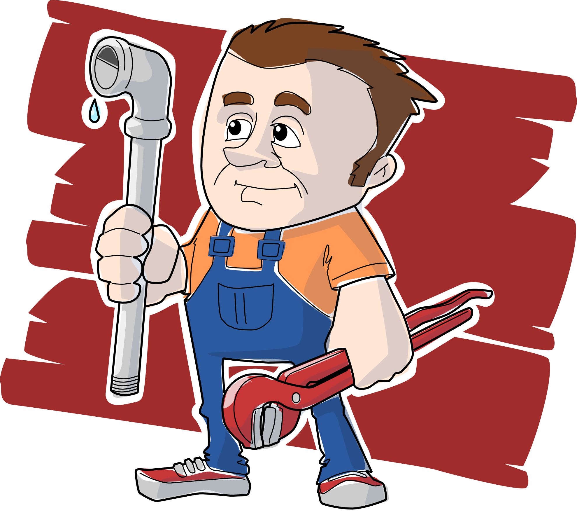 Plumbing Clipart - Plumber Clipart (1979x1765)