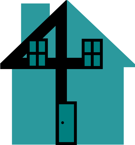 House 4 Logo Clip Art At Clker - Clip Art (534x596)