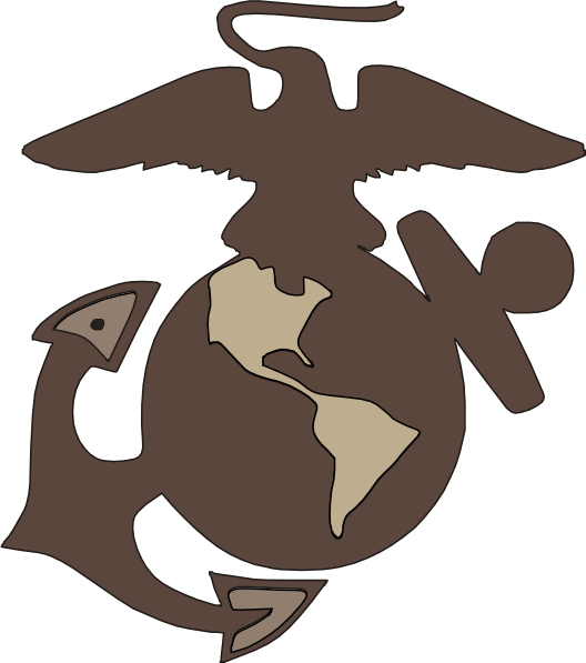 Usmc Logo Clip Art (528x597)