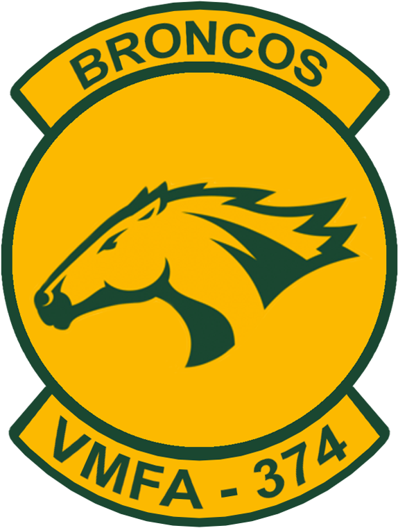 Marine Corps Strike Fighter Squadron 374 Insignia By - White Marsh Volunteer Emt (613x800)