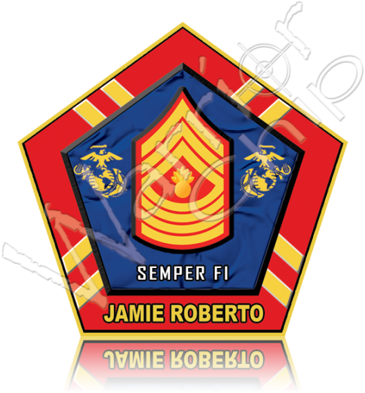 Marine Corps Semper Fi Honor Courage Committment - Emblem (540x600)