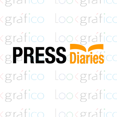 Press Diaries Logo For Sale - Reflective Warning Signs-fresh Tar,black On Orange,aluminum,36" (400x400)