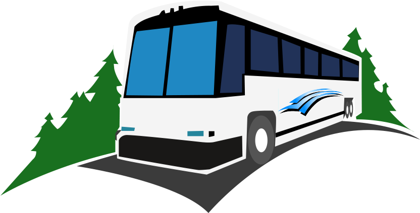 Bus Clipart Logo - Travel Bus Logo Png (831x433)