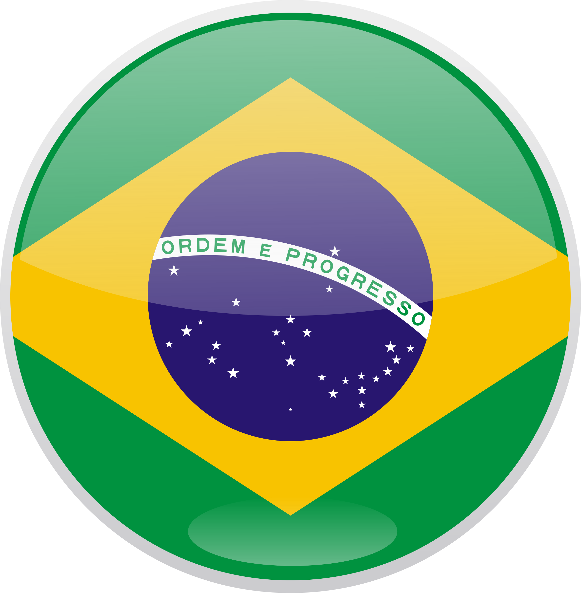 Flag Of Brazil Png Clip Arts - Brazil Flag .png (2353x2400)
