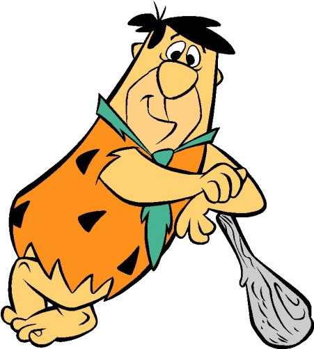 Fred Flintstone Cartoon Vektoros 3-500x500 - Fred Flintstone With Club (500x500)