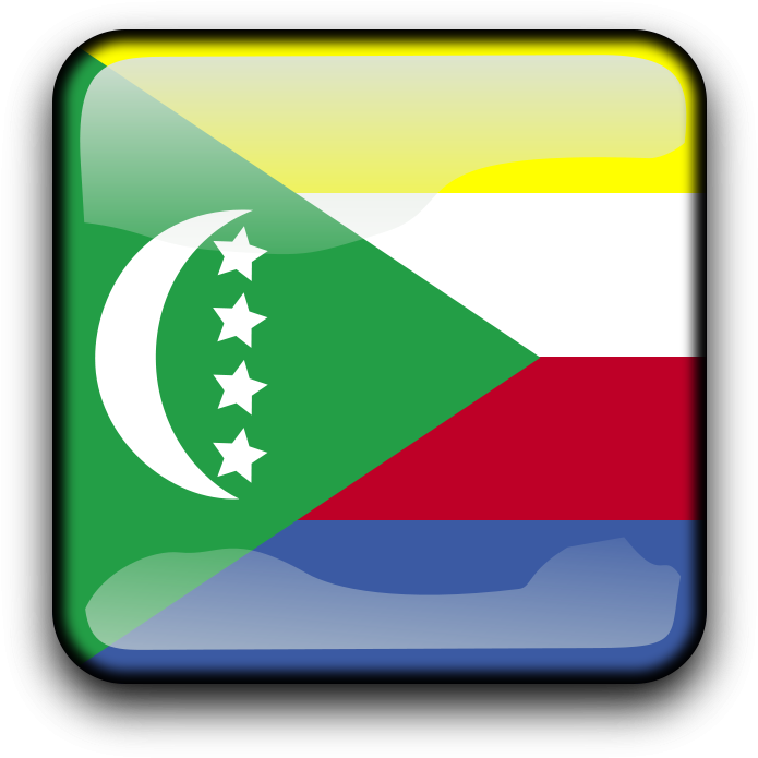 Km Flag Icon Clip Art - South East African Flag (900x900)