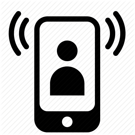 Calls, Phone, Vibrate Icon - Vibrating Phone Icon Png (512x512)