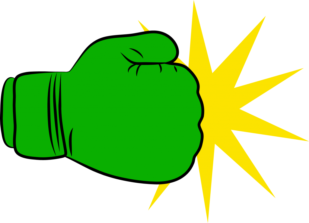 Green Boxing Glove Clip Art - Green Boxing Glove Clip Art (1024x741)