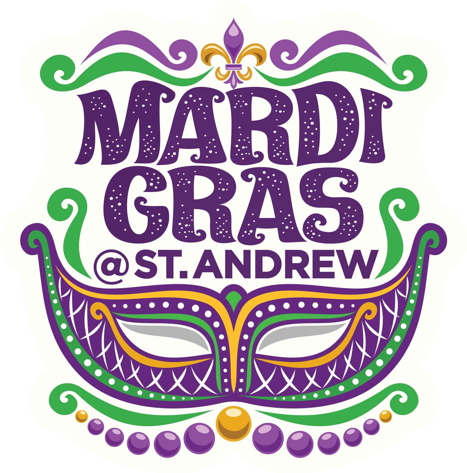 Mardi Gras @ St - Le Mardi Gras Logo (2000x2056)