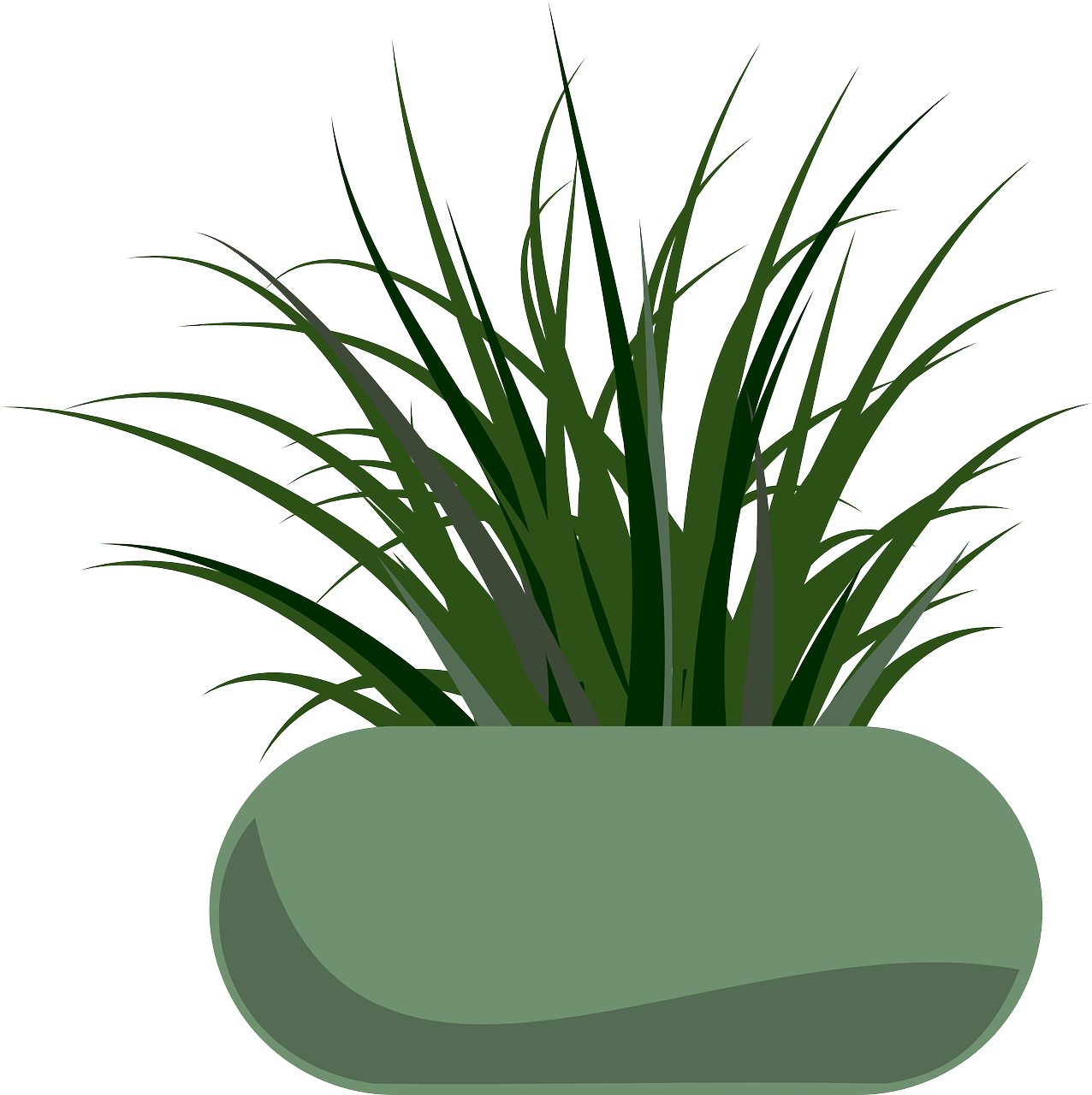Medium Image - Grass Clipart (1276x1280)
