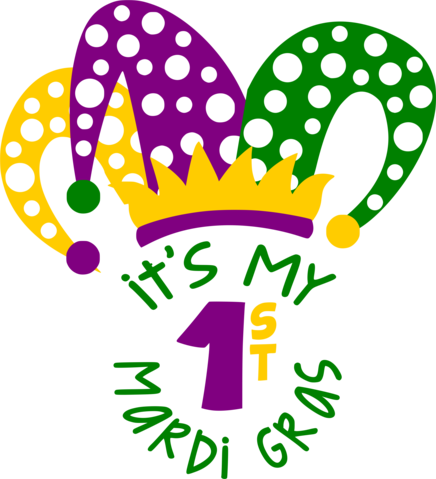 My 1st Mardi Gras - Mardi Gras (436x479)