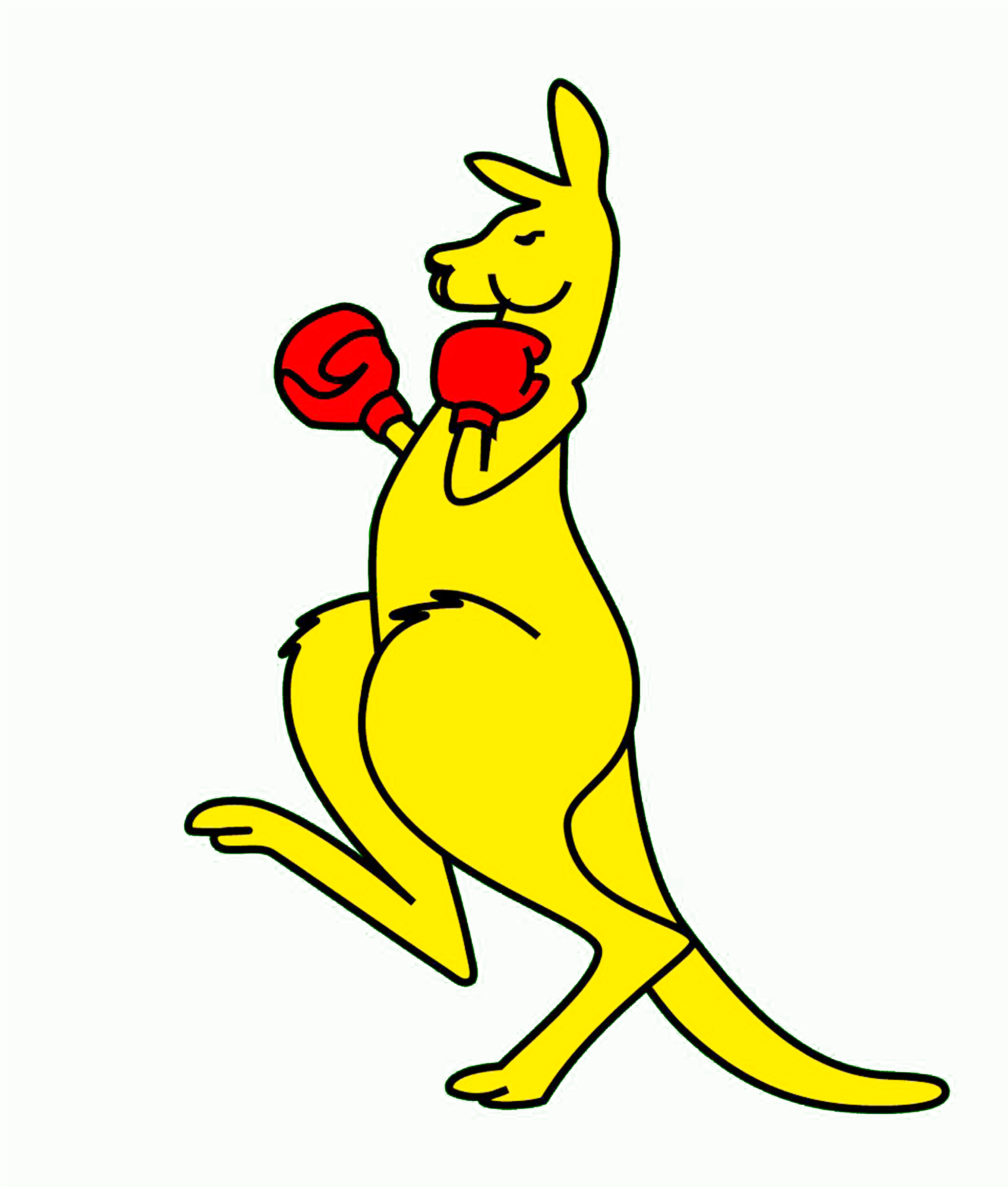 Boxing Kangaroo Clip Art - Kangaroo (5000x5000)