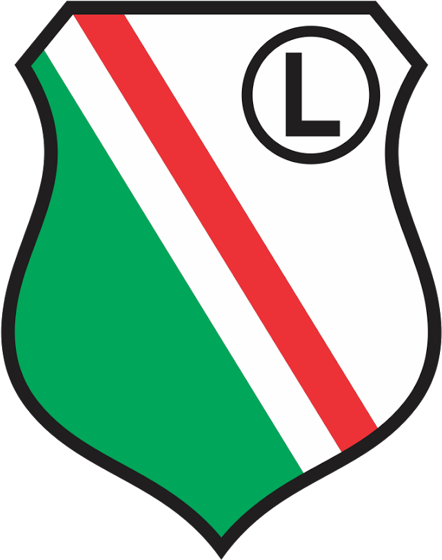Klub Piłkarski Legia Warszawa Vector Logo - Green And Red Football Badge (1600x1067)