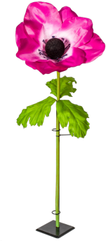 Anemone Xl Pink H 120 Cm, Ø 50 Cm - Deko Blumen Xxl (350x350)