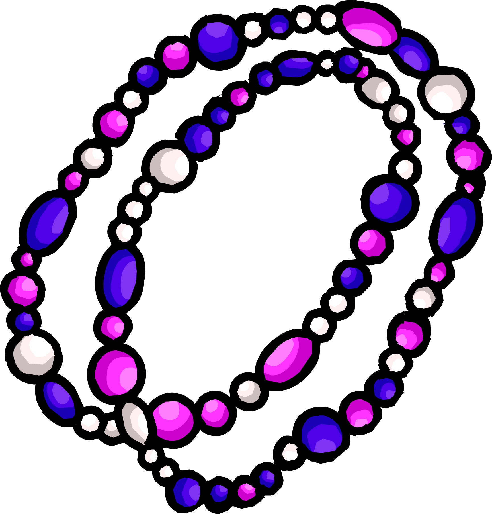 Beading Cliparts - Bead Necklace Clipart (1728x1804)