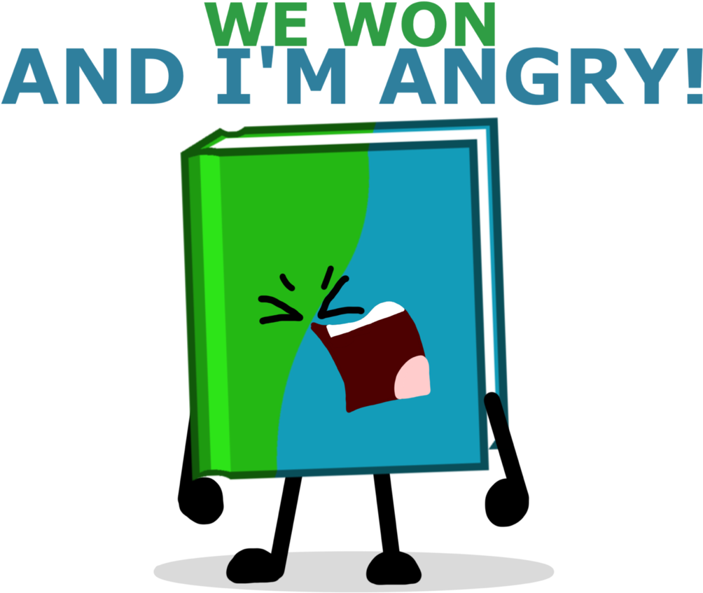 Angry After Winning By Ball Of Sugar - Bfdi Fish Bowl (1024x871)