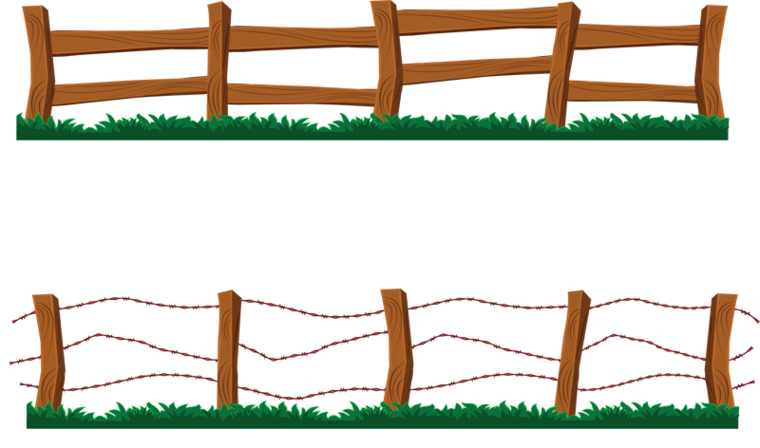 Fence Clip Art - Clipart Farm Fence (760x448)