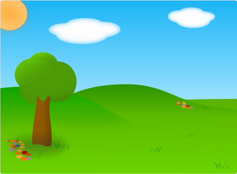 Cartoon Pictures Of Grass - Plain Clipart (800x800)