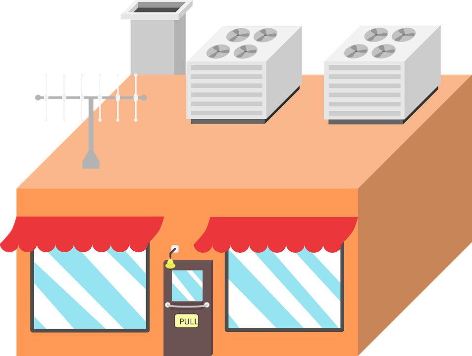 Supermarket Market Purchasing Shopping Wer - Supermarket Vector Png (953x720)