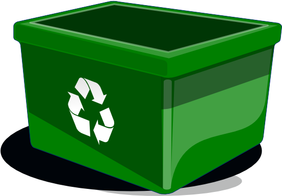Recycling Cartoon Pictures - Recycling Bin Clip Art (552x596)