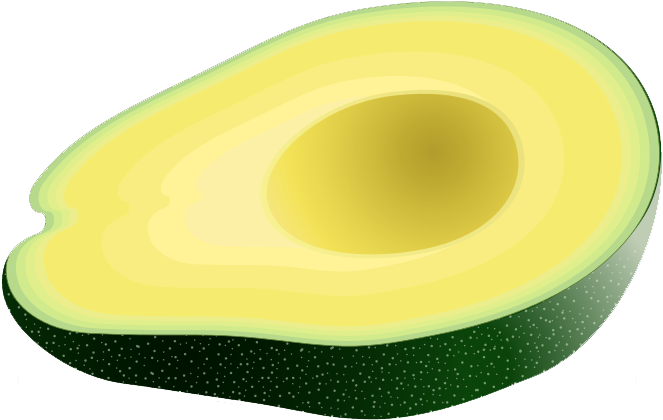 Free Grass Clipart - Avocado Free Clip Art (800x600)