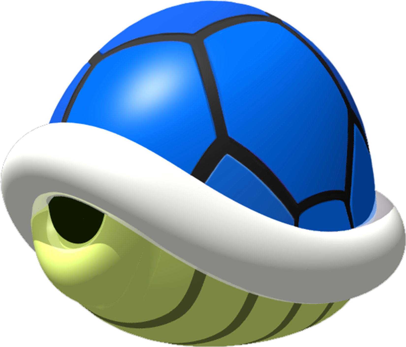 Blue Shell - Blue Turtle Shell Mario (1660x1428)