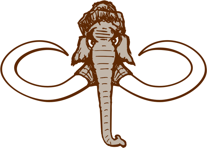 Extinct Clip Art Download - Mammoth Vector (800x660)