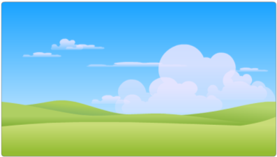 Rolling - Rolling Green Hills Clipart (420x305)