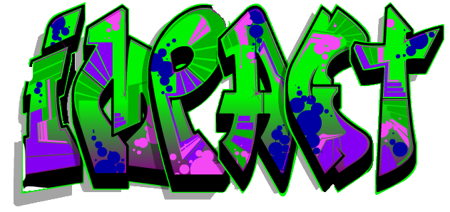 Impact Clipart - Graffiti On A White Background (631x298)