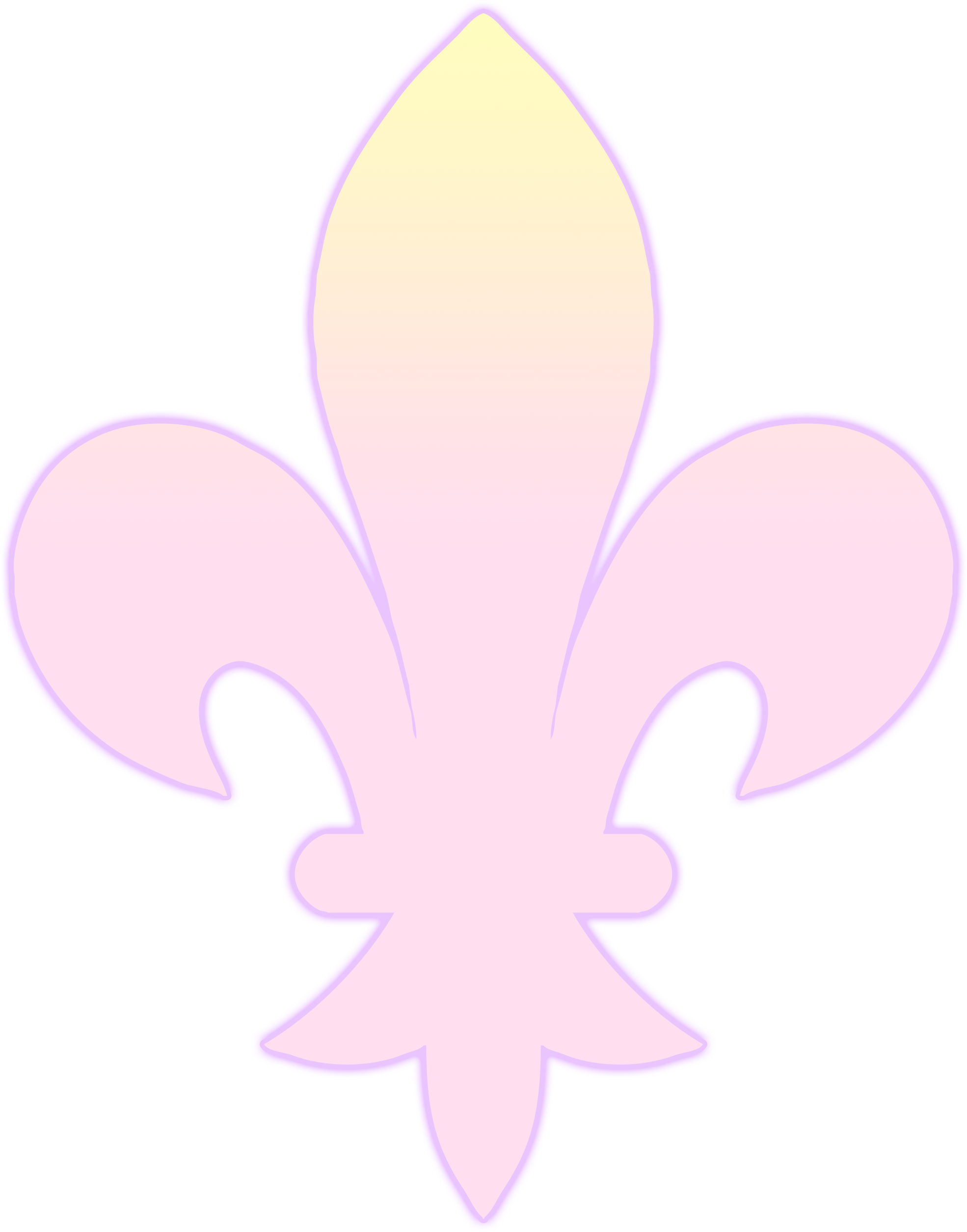 Delicagender Fleur De Lis Design By Pride Flags On - Vector Graphics (1970x2509)