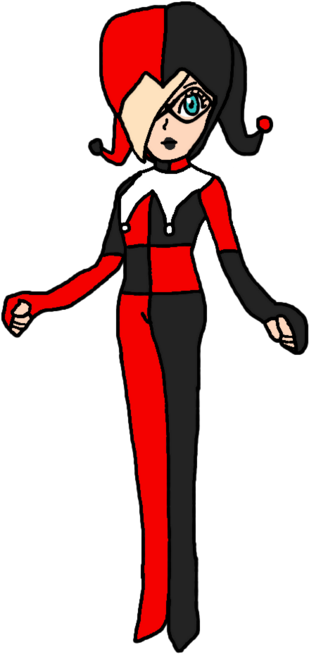 Harley Quinn By Katlime - Painting (705x1071)