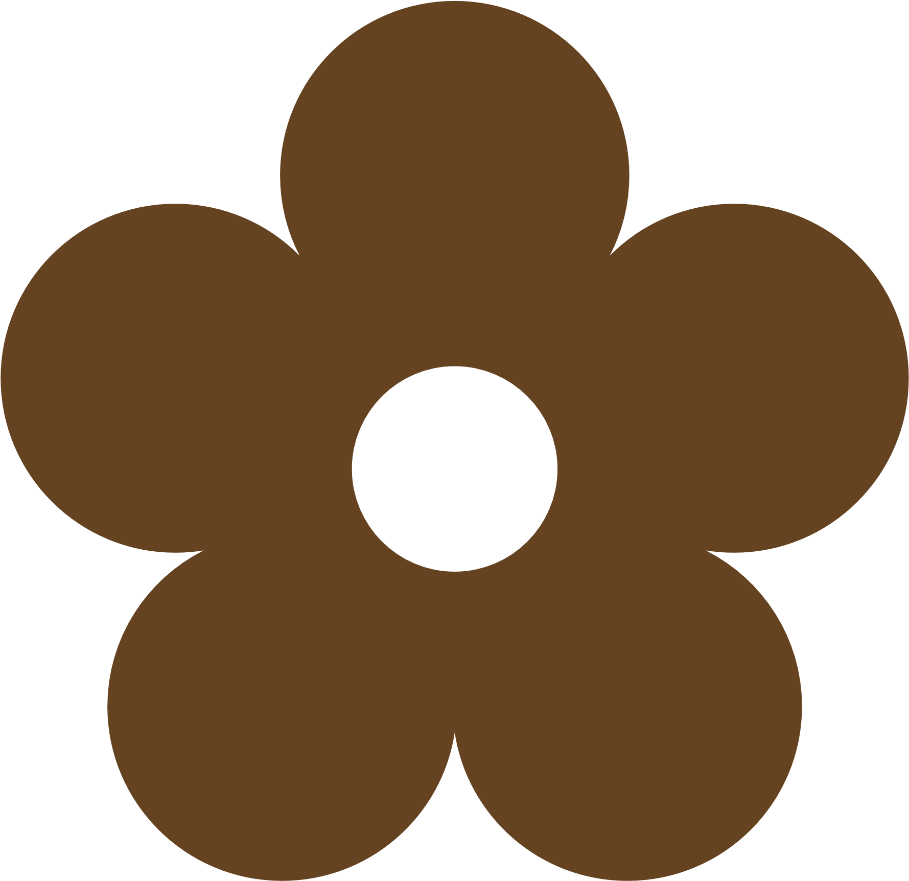 Brown Flower Clipart - Flower Clipart Color (1969x1952)