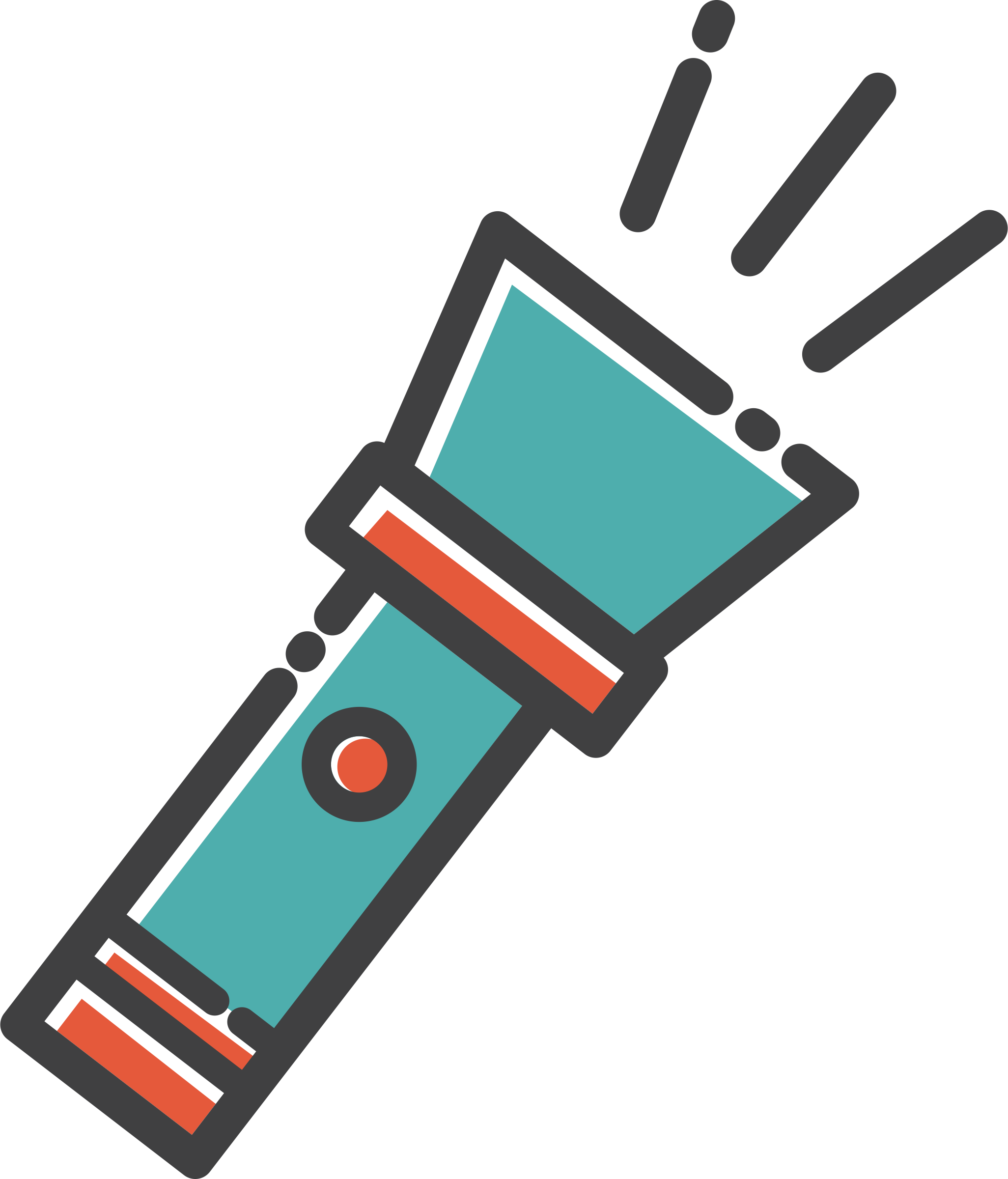 Medium Image - Clip Art Flashlight (2052x2400)