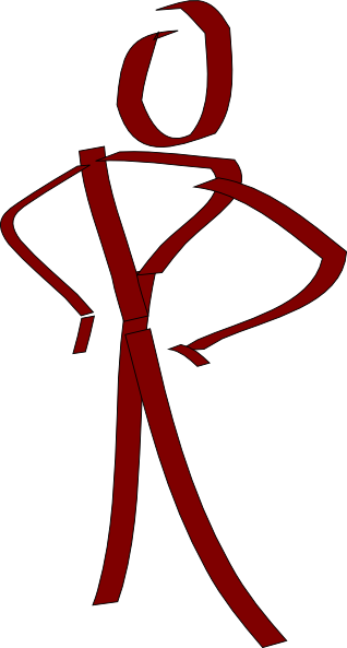Stick Figure Clip Art (318x593)