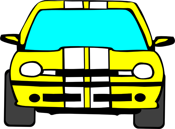 Yellow Car Clip Art At - Car Clip Art (600x441)